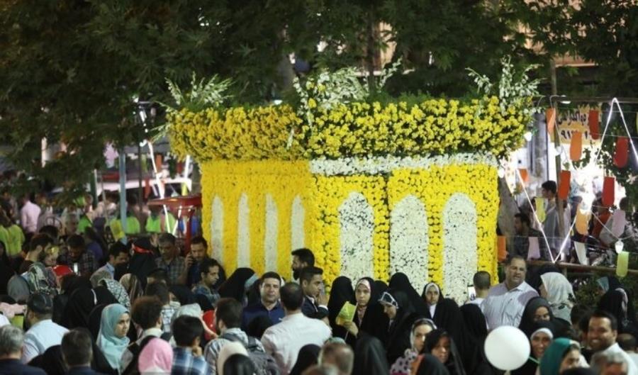 استقبال شهروندان تهرانی از جشن امام رضایی‌ها